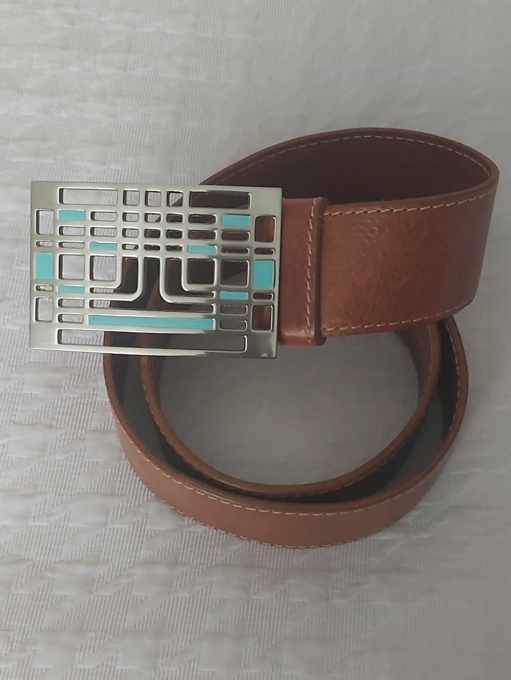 J. Lindeberg Men's Leather Belt